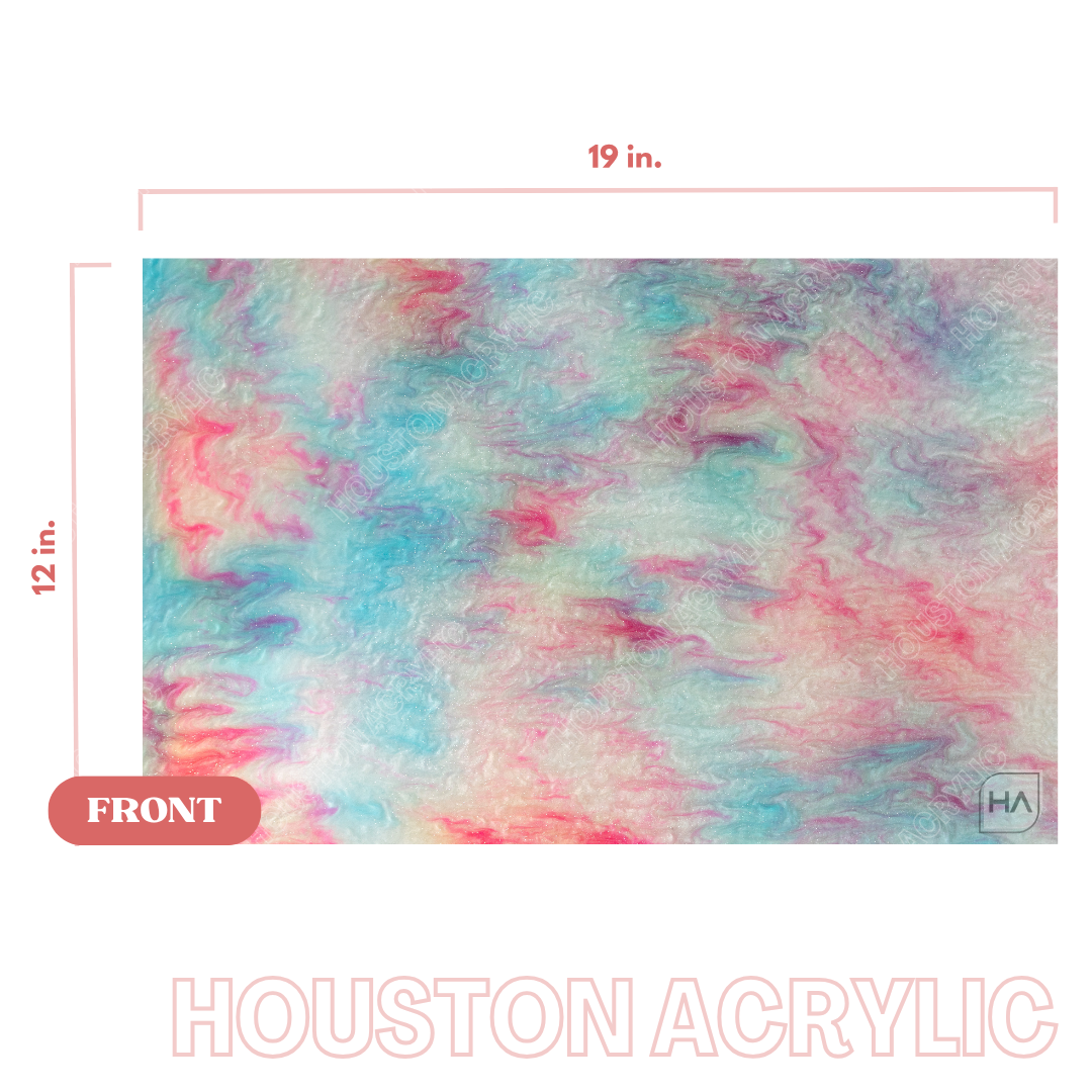1/8" Cotton Candy Potion Cast Acrylic Sheet
