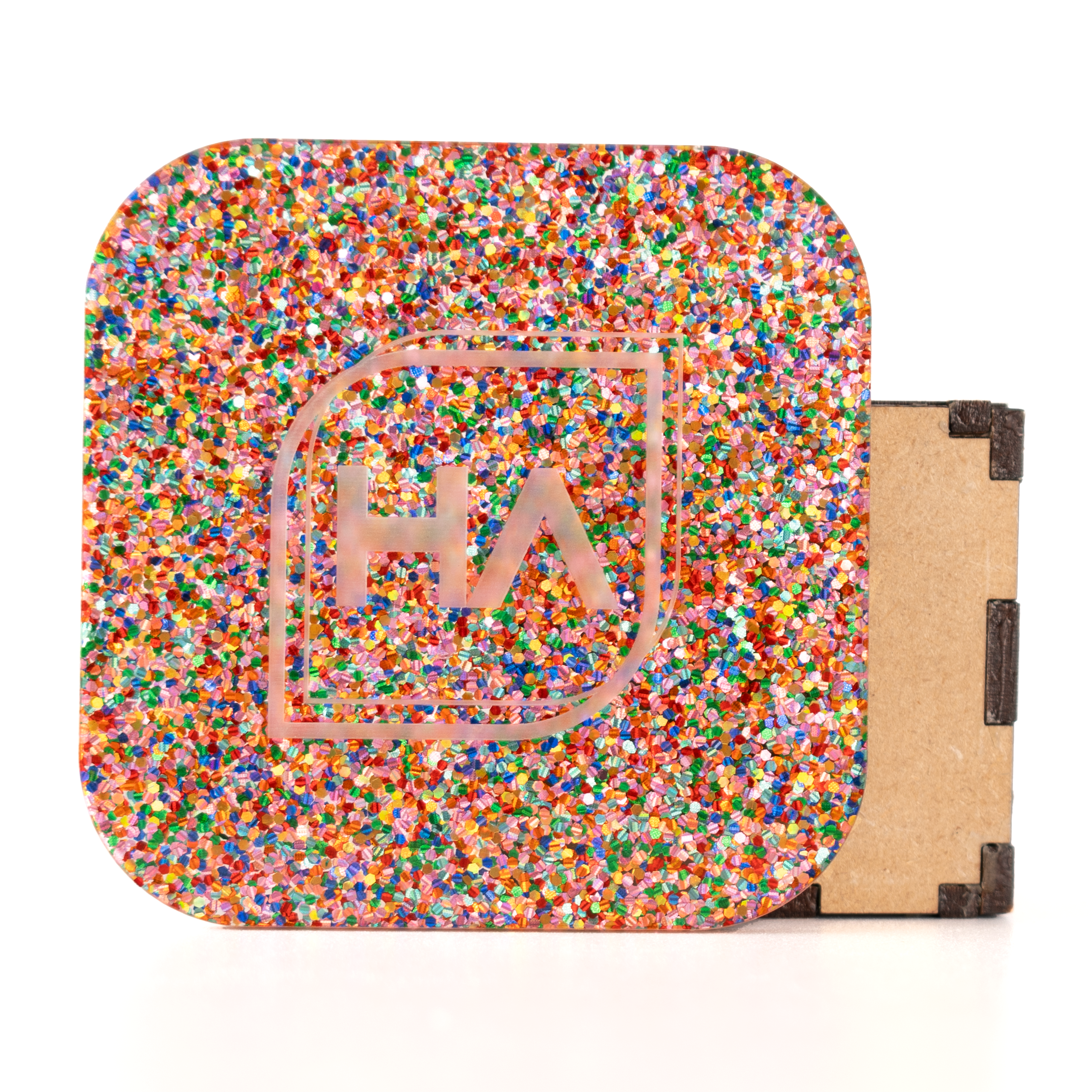 1/8" Candy Daisy Confetti Cast Acrylic Sheet