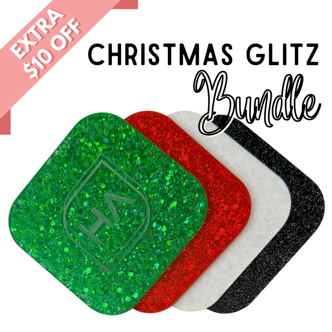 Extra $10 Off Christmas Glitz Acrylic Sheet Bundle