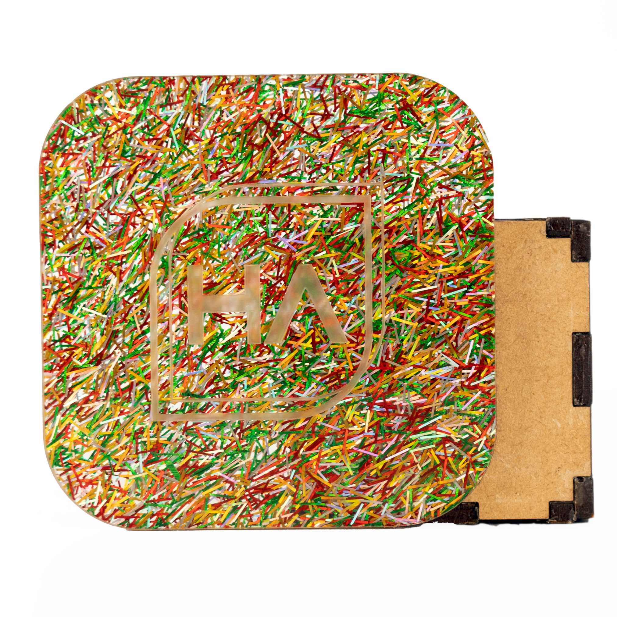 1/8" Christmas Tinsel Cast Acrylic Sheet