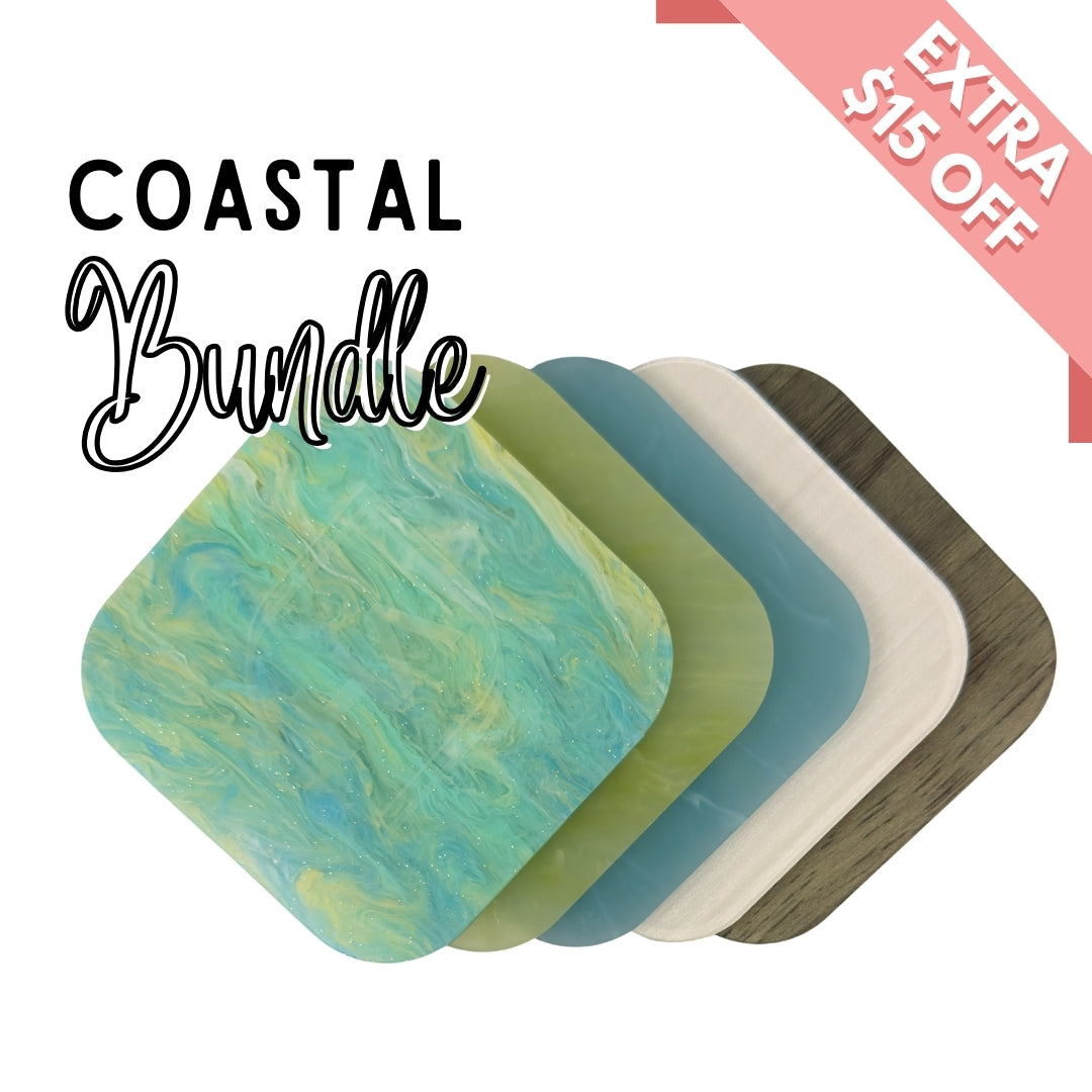 1/8” Coastal Cast Acrylic Sheet Bundle