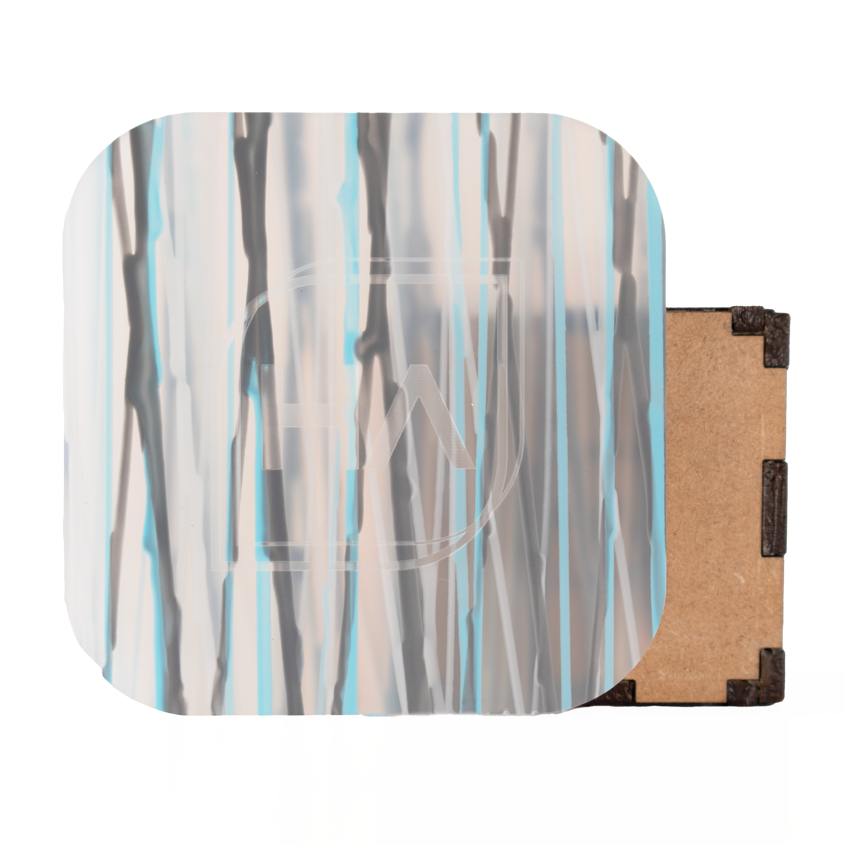 1/8" Coastal Drizzle Cast Acrylic Sheet