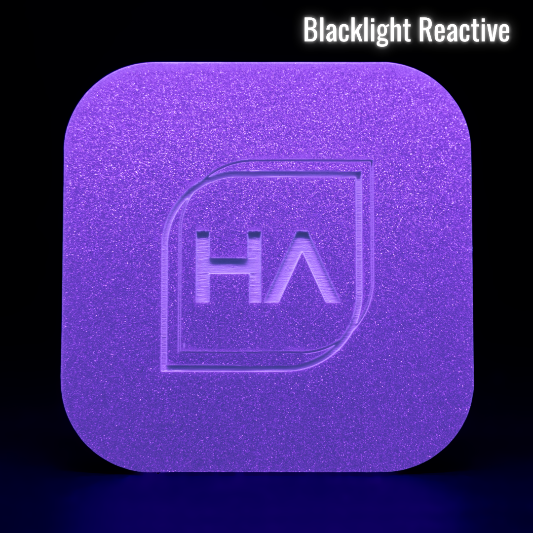 1/8" ColorCarve Pink to White Glitter Cast Acrylic Sheet