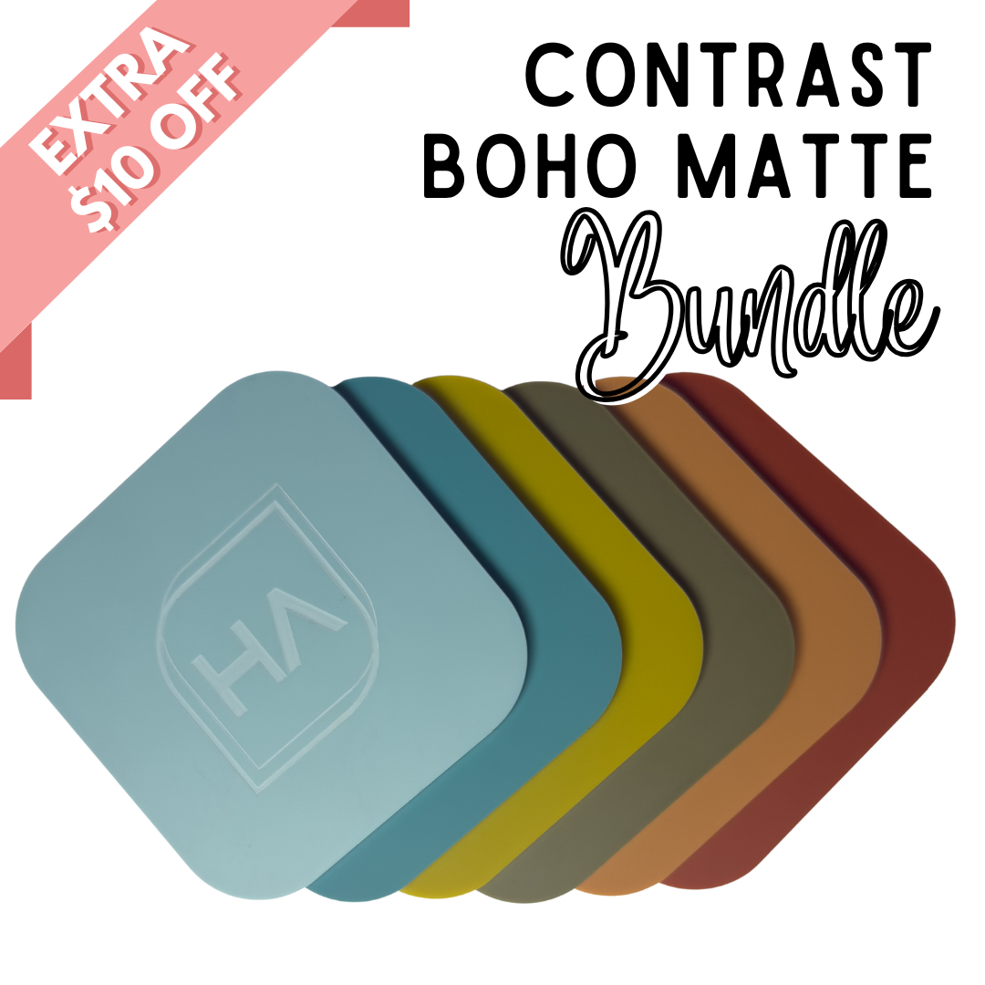 Contrast Boho Matte Acrylic Sheet Bundle