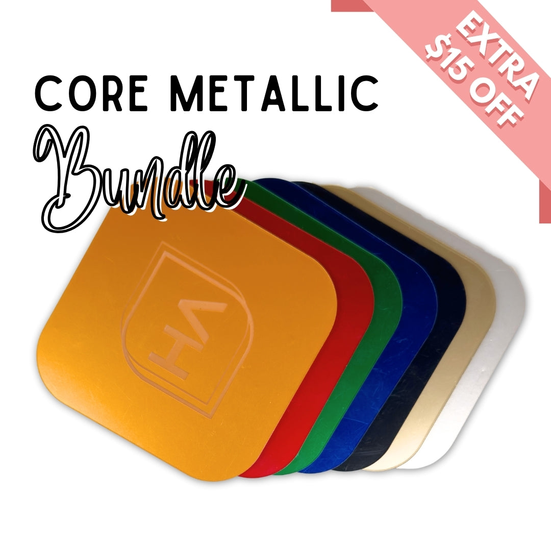 1/8" Core Metallic Cast Acrylic Sheet Bundle