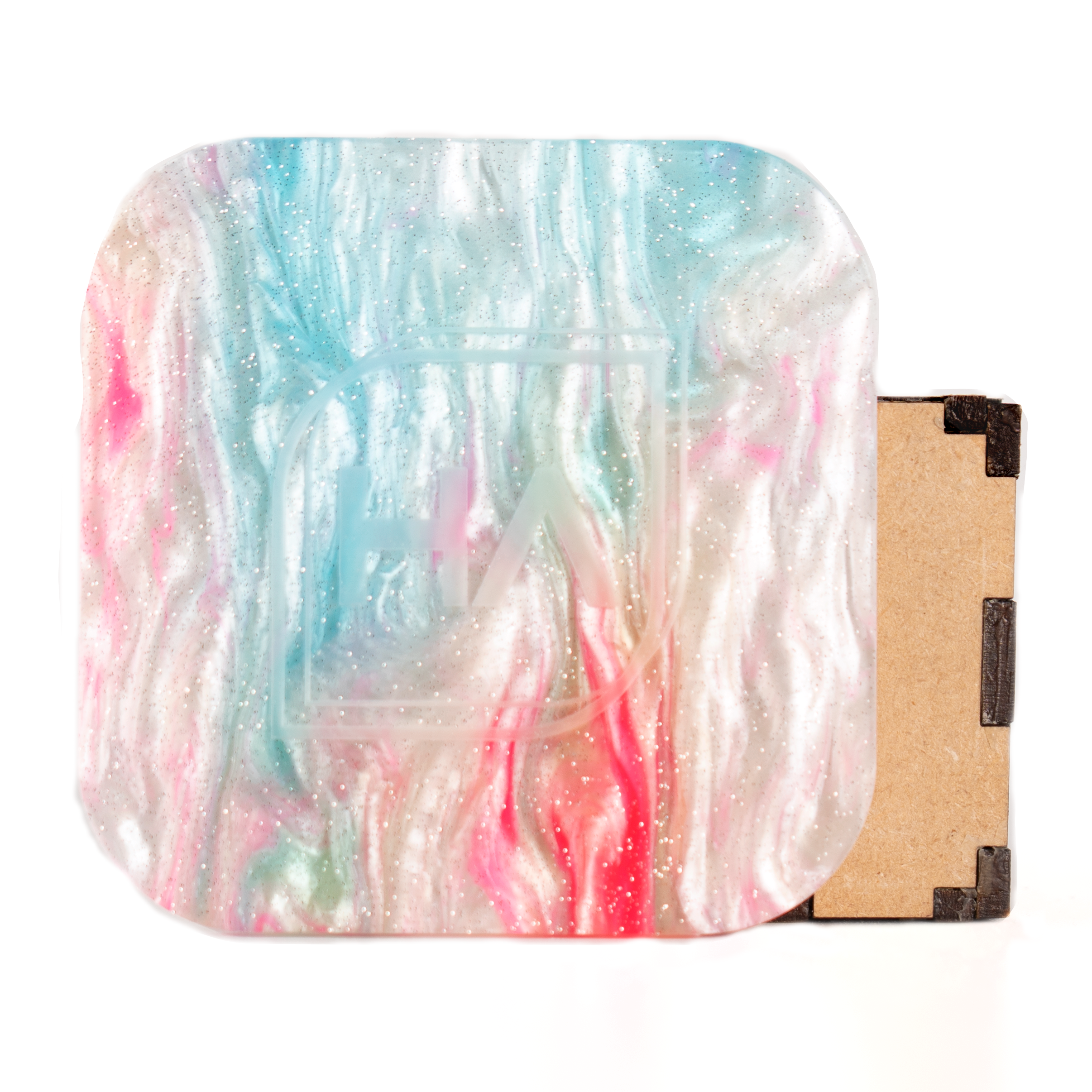 1/8" cotton candy potion cast acrylic sheet