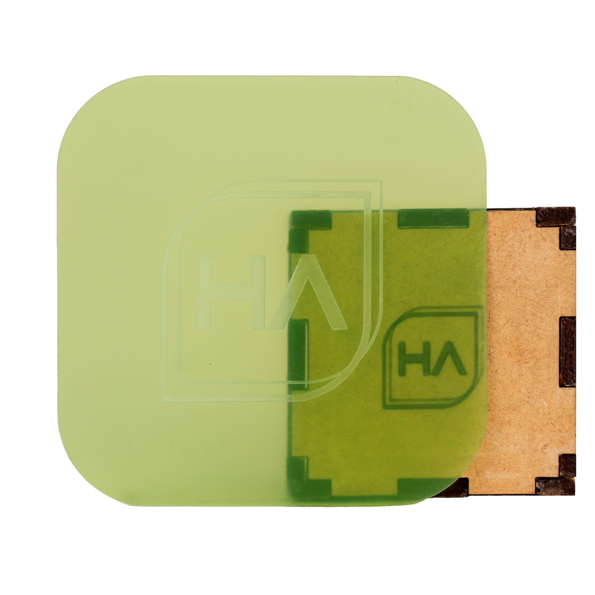 Translucent Green Craft Plastic Sheet - 12