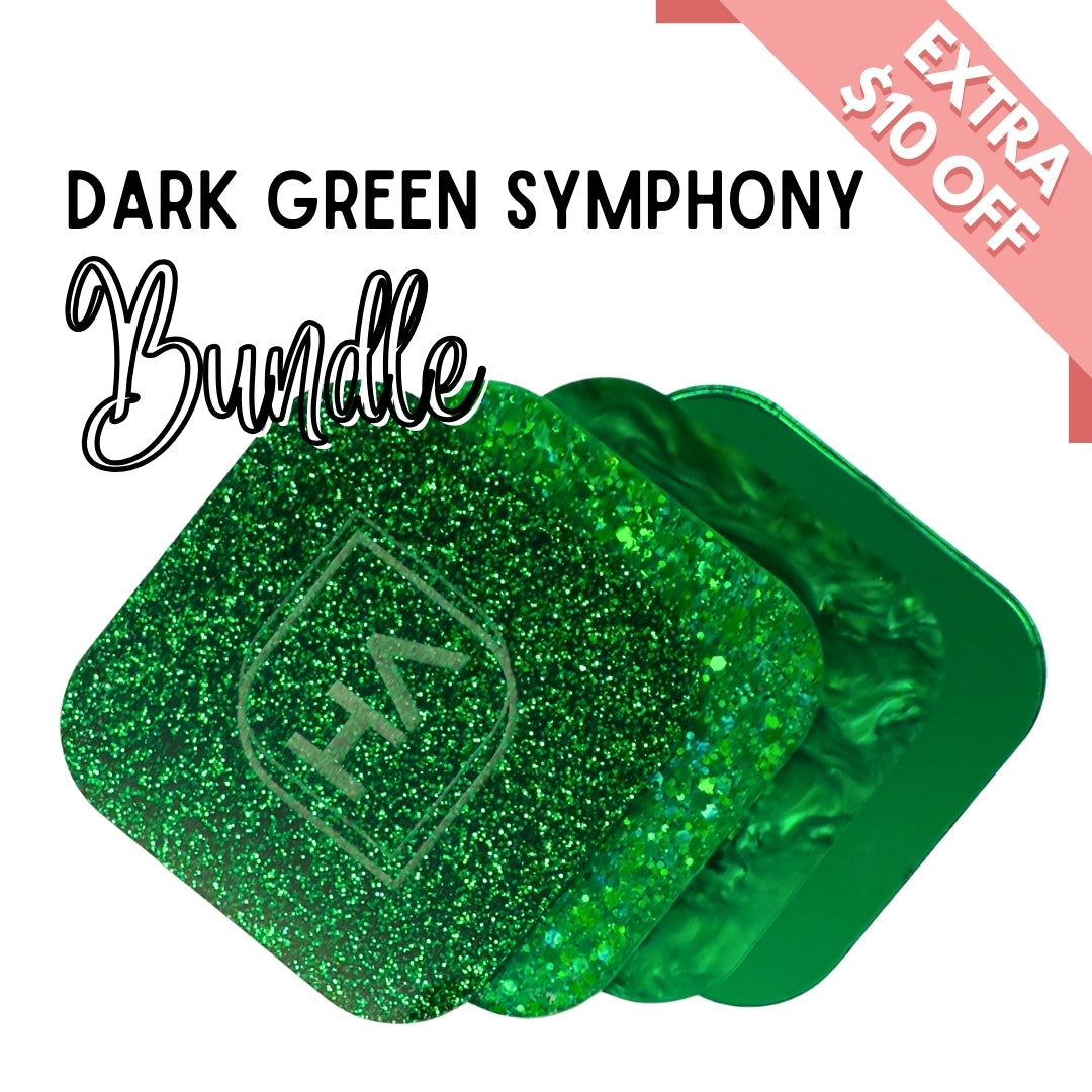 1/8" Dark Green Symphony Acrylic Sheet Bundle