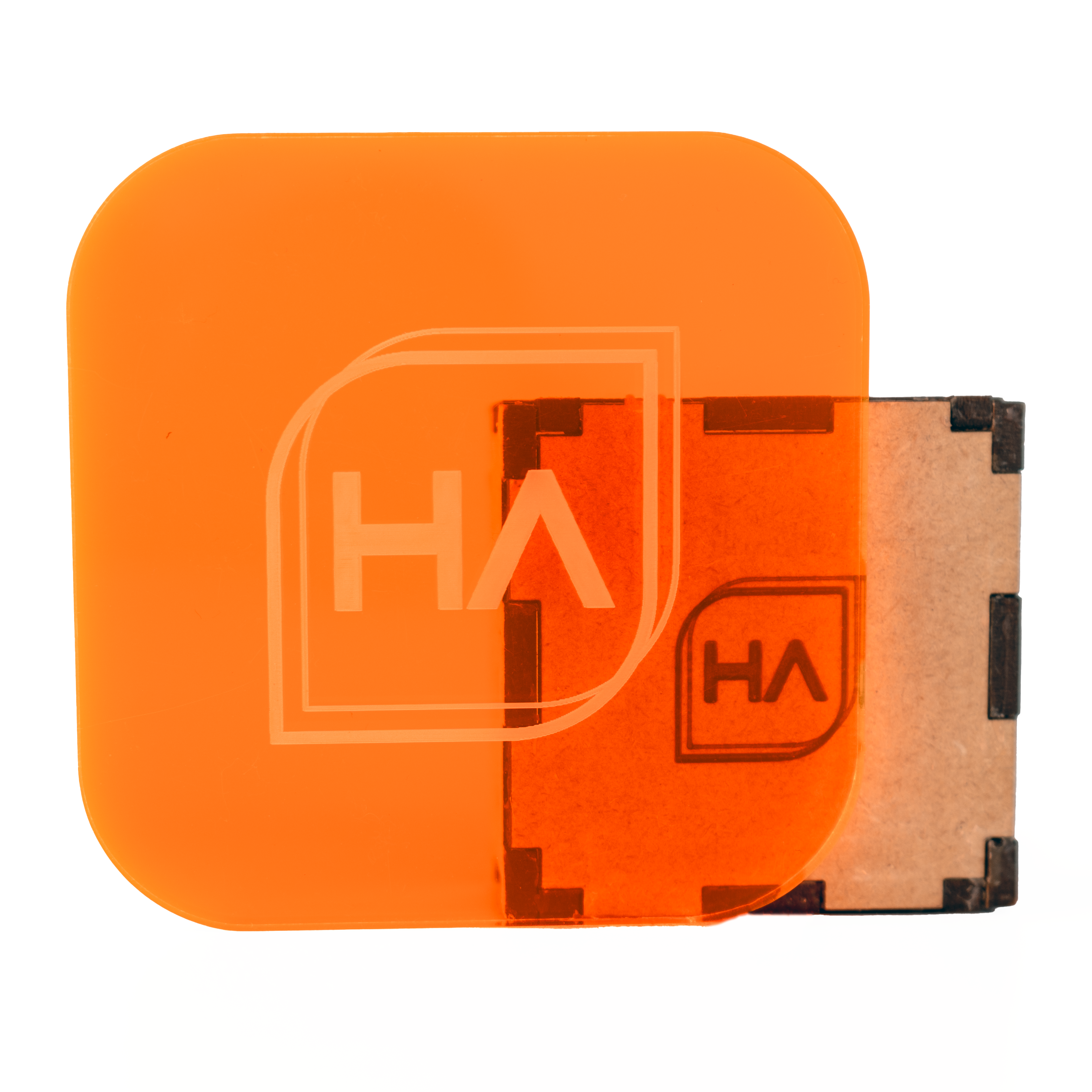 1/4" Fluorescent Orange Cast Acrylic Sheet