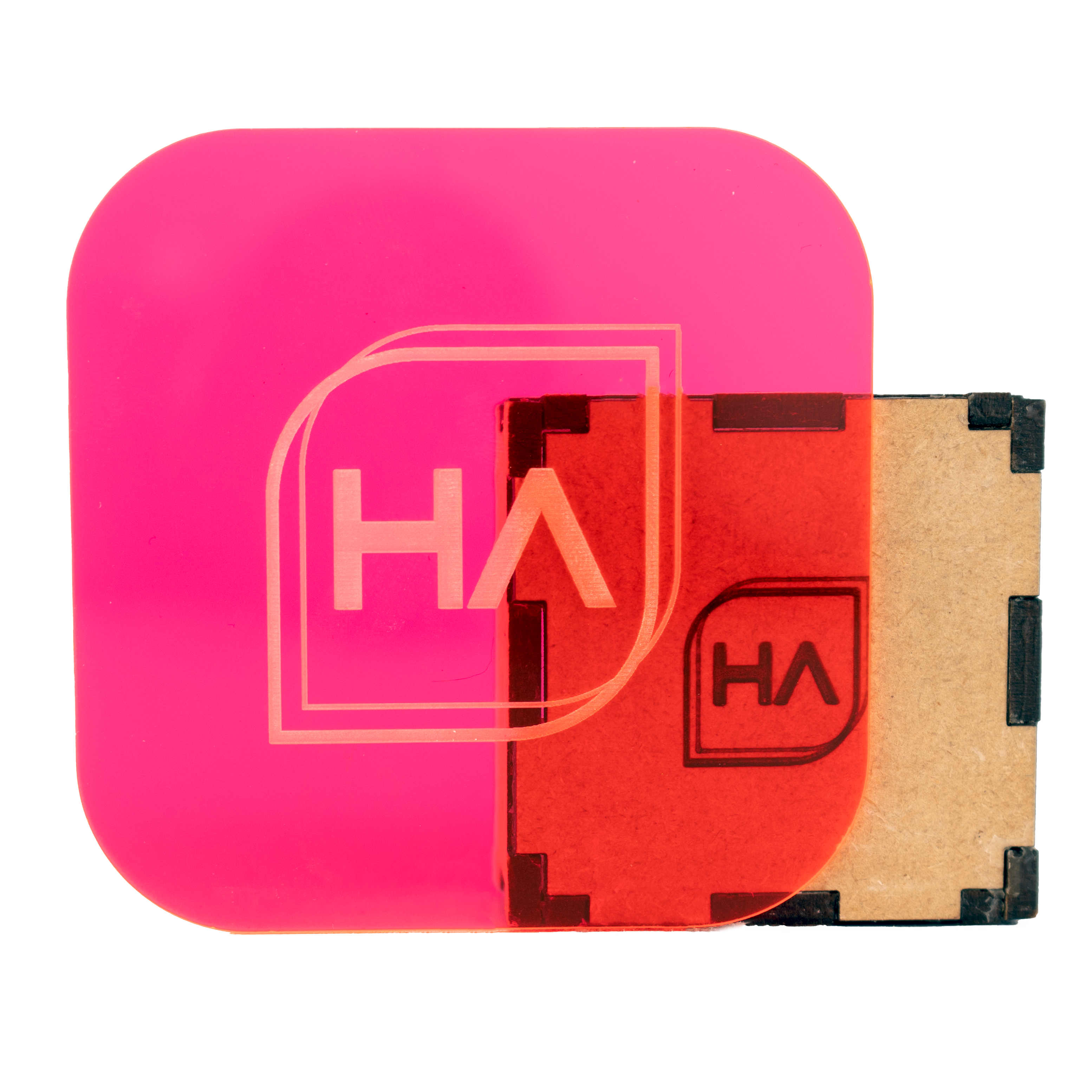 1/16" Fluorescent Red Pink Cast Acrylic Sheet