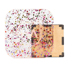 Load image into Gallery viewer, 1/8&quot; Fruit Punch Hex Confetti Cast Acrylic Sheet
