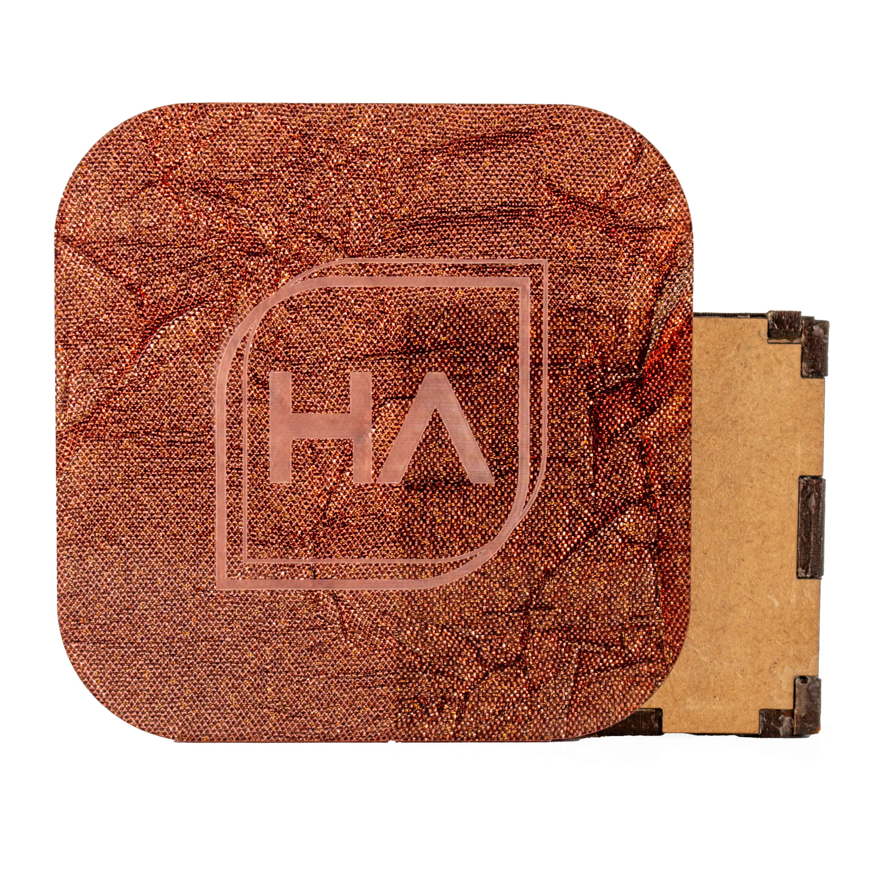 1/8" Garnet Crushed Shimmer Cast Acrylic Sheet