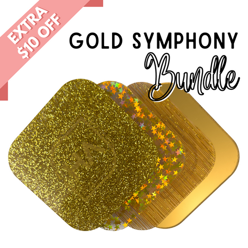 Extra $10 off Gold Symphony Acrylic Sheet Bundle