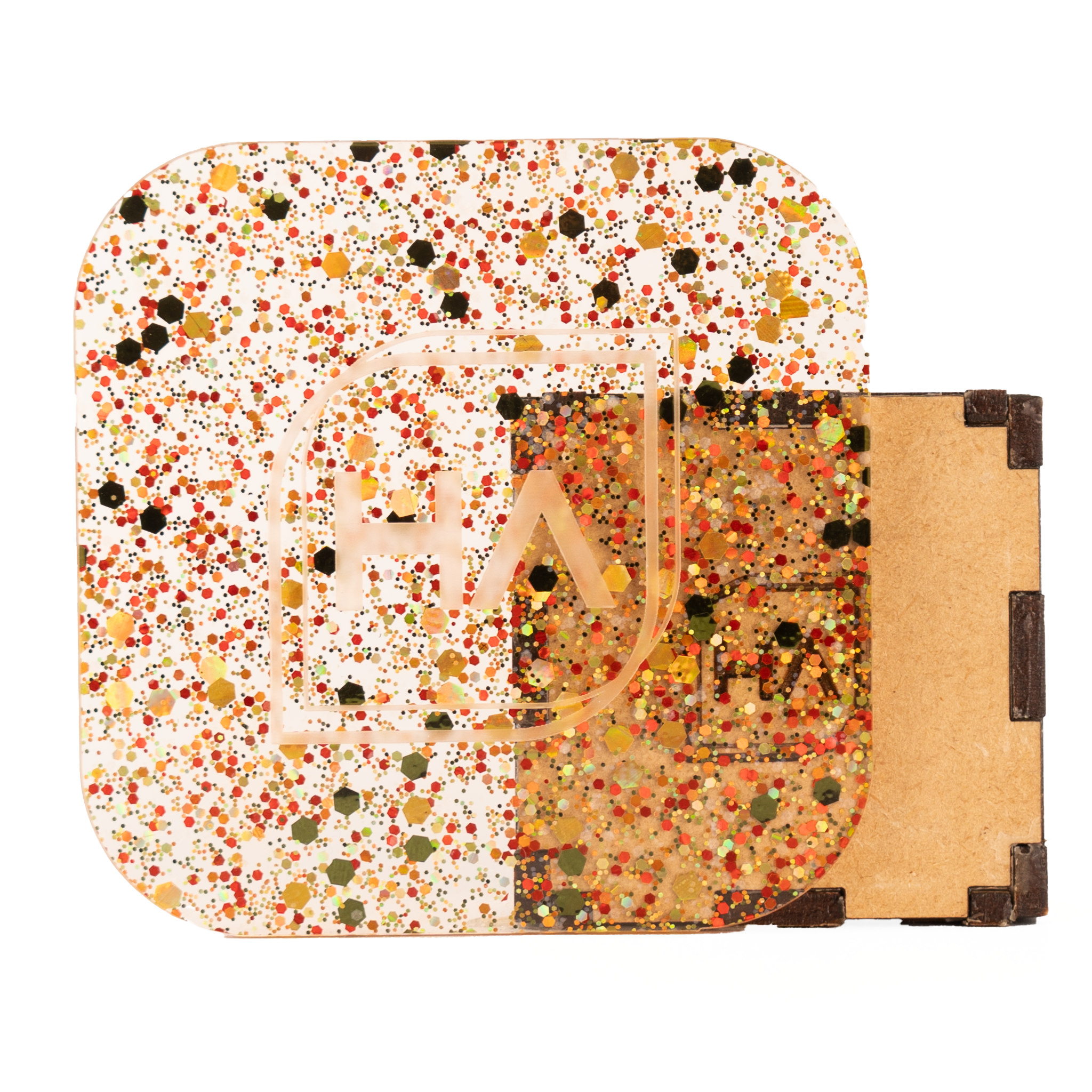 1/8" Harvest Daisy Confetti Cast Acrylic Sheet