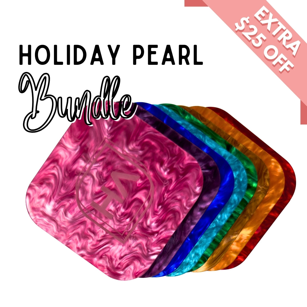 1/8" Holiday Pearl Cast Acrylic Sheet Bundle