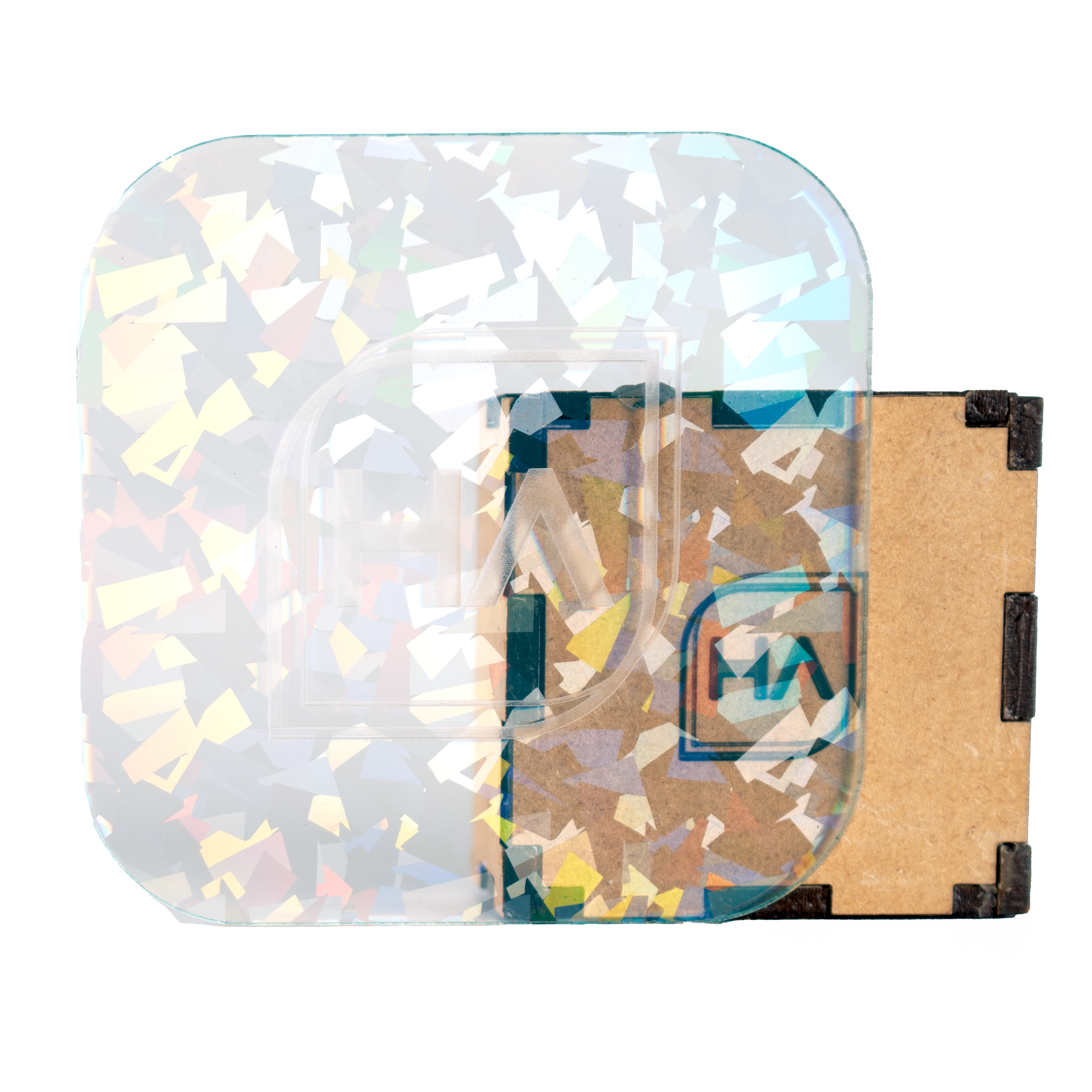 1/8" Holographic Dream Fractal Iridescent Acrylic Sheet