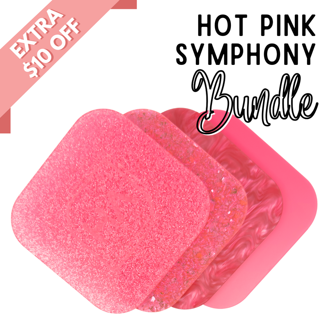 Extra $10 Off Hot Pink Symphony  AcrylicSheet Bundle