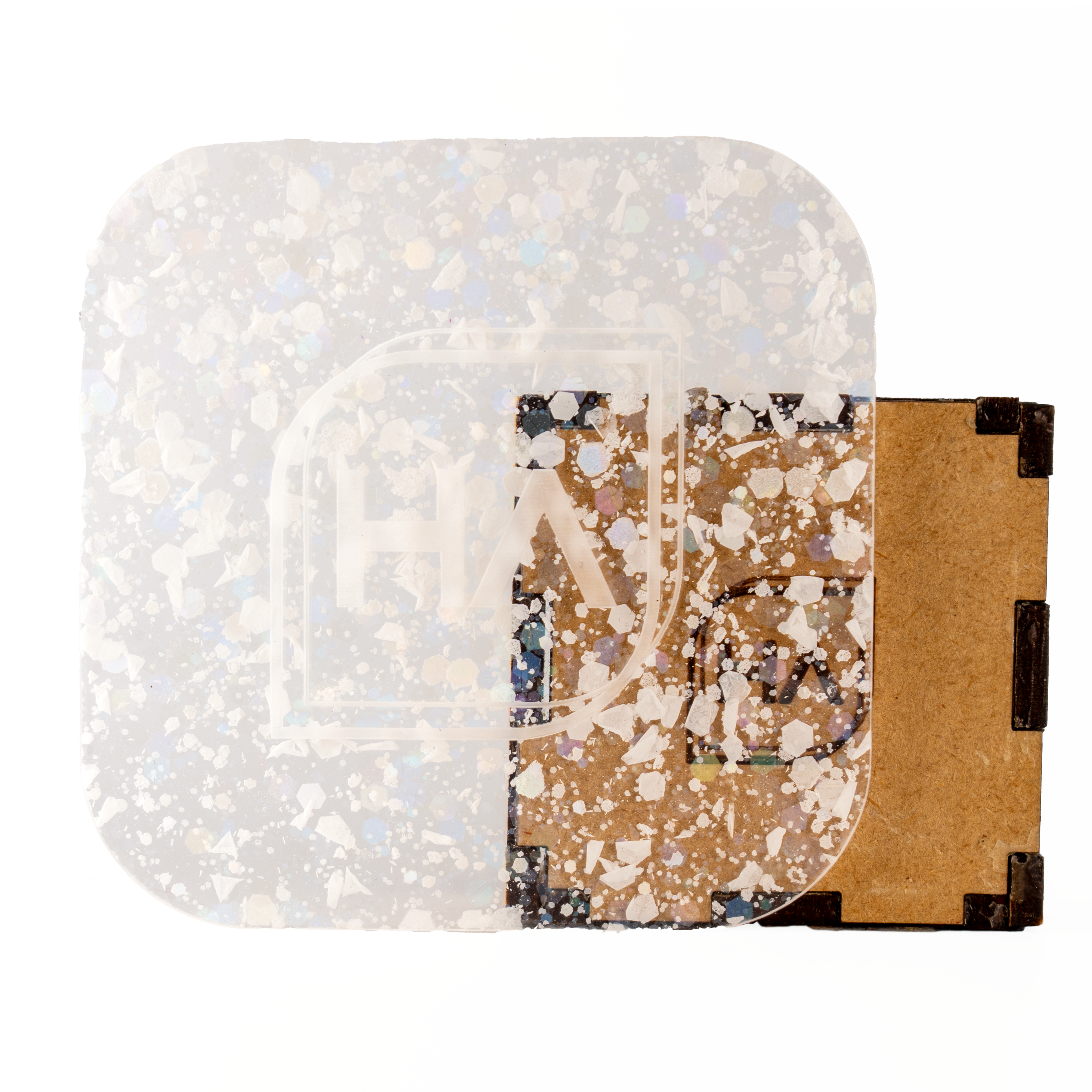1/8" Icefall Confetti Cast Acrylic Sheet