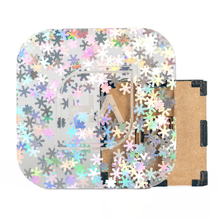 Load image into Gallery viewer, 1/8&quot; Iridescent Snowflakes Cast Acrylic Sheet
