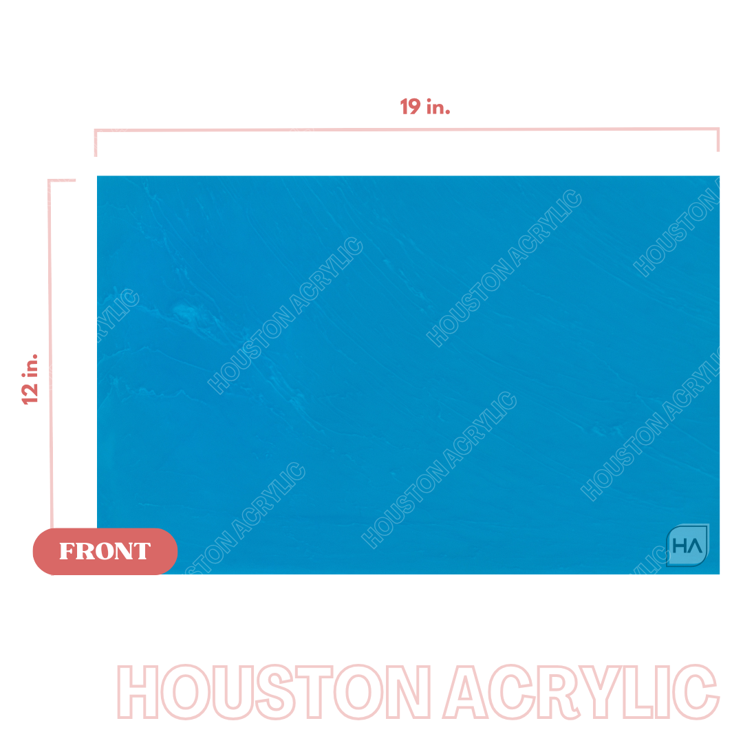 1/8" Lapis Quartz Cast Acrylic Sheet Full Size Sheet View