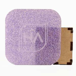 1/8" Light Purple Glitter Cast Acrylic Sheet