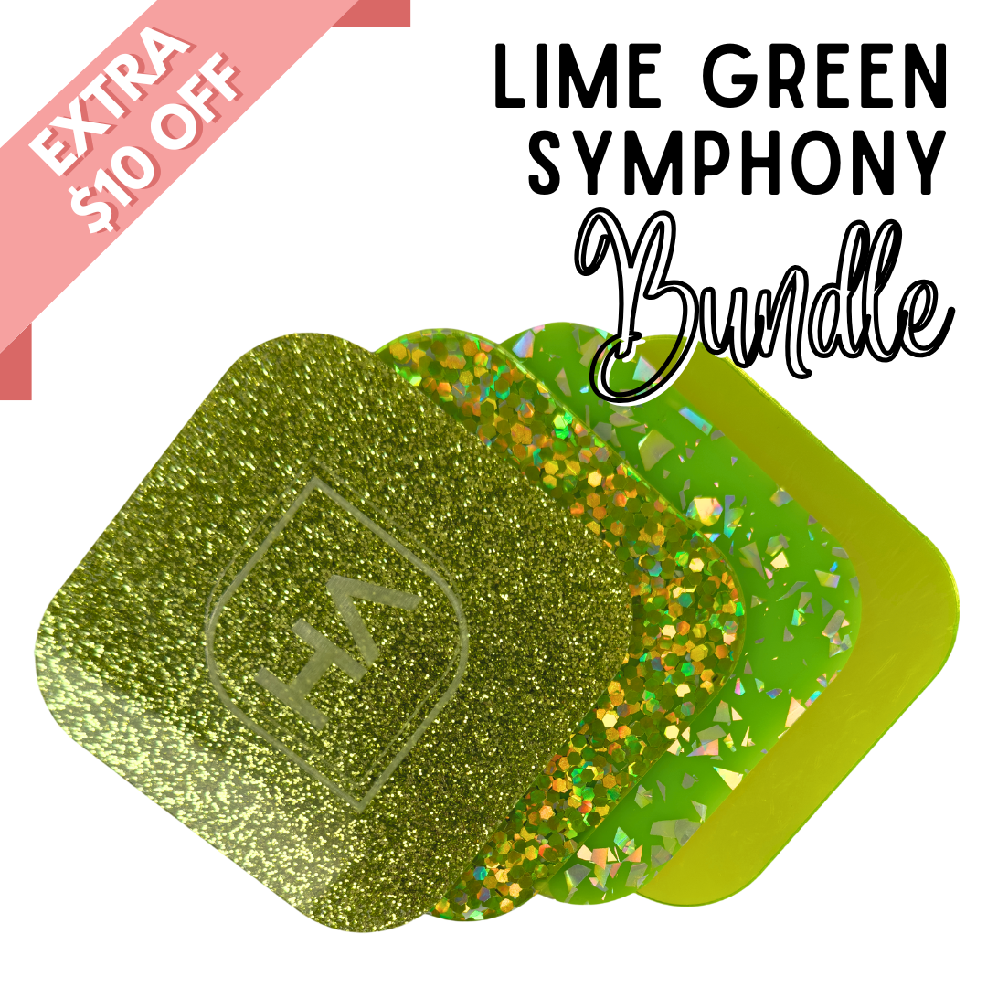 Extra $10 Off Lime Green Symphony Acrylic Sheet Bundle