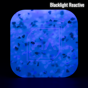Blacklight reactive 1/8" Lunar Blossom Cast Acrylic Sheet