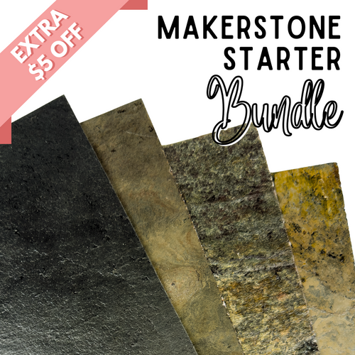 Extra $5 Off MakerStone Starter Bundle Laser Safe Stone Veneer Sheets