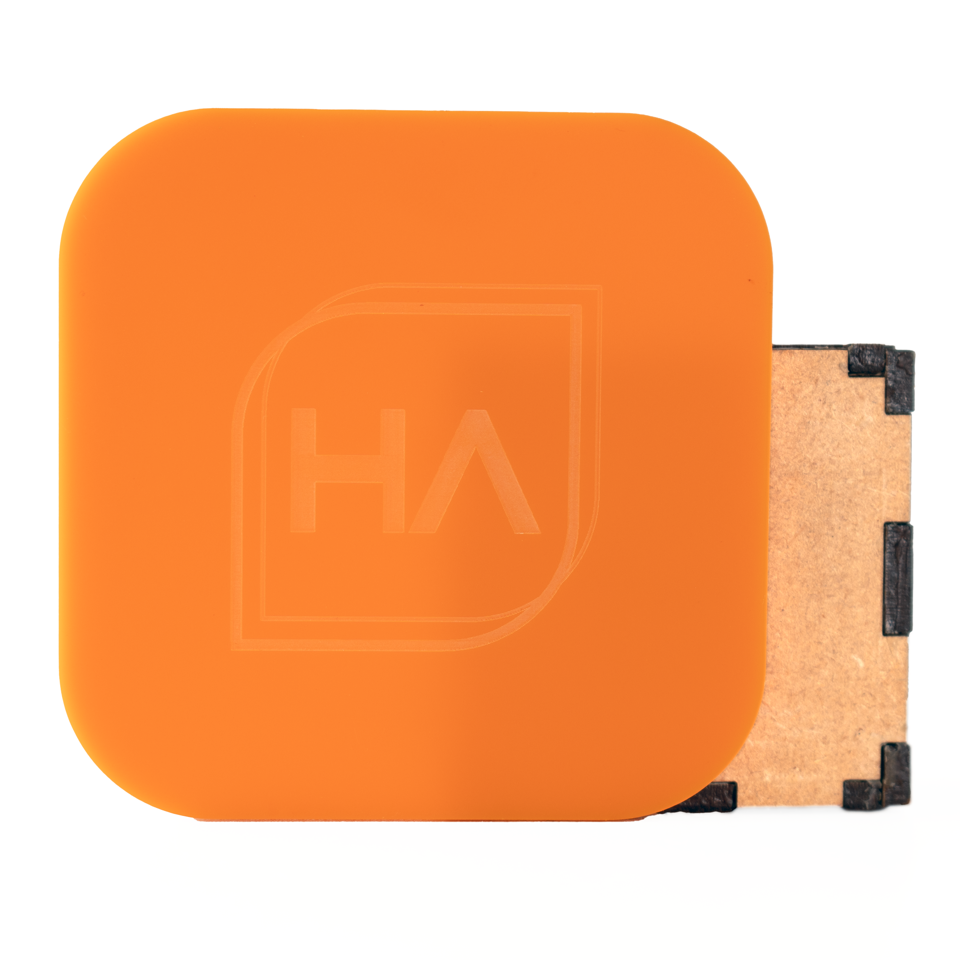 1/8" Double Sided Matte Orange Cast Acrylic Sheet