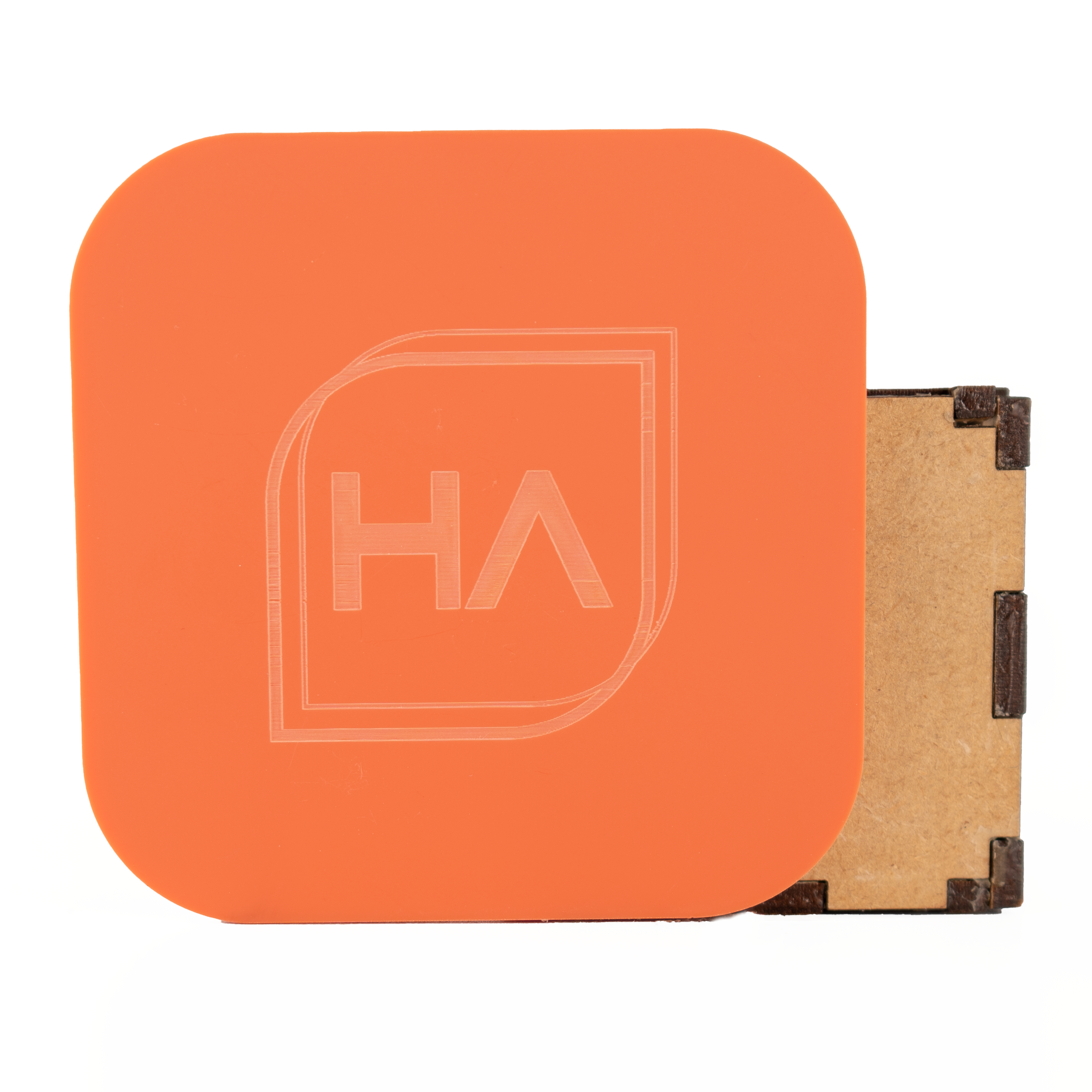 1/8" Matte Papaya Sherbet Cast Acrylic Sheet