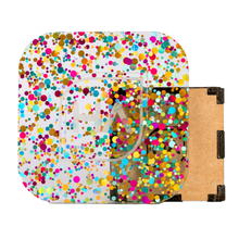 Load image into Gallery viewer, 1/8&quot; Mermaid Polka Dots Confetti Cast Acrylic Sheet

