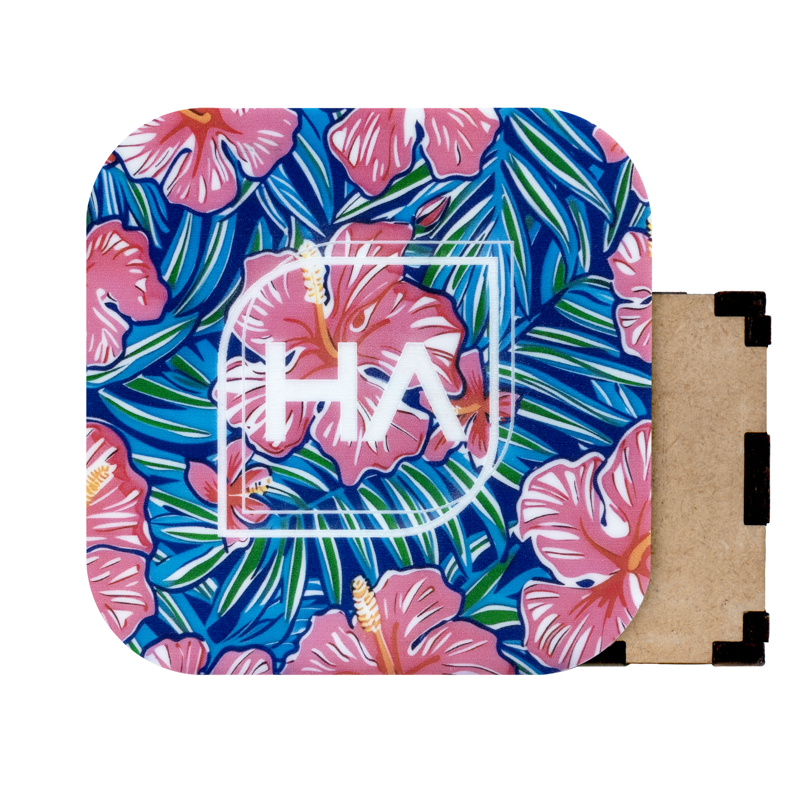 1/8" Midnight Hibiscus MakerPrint Cast Acrylic Sheet