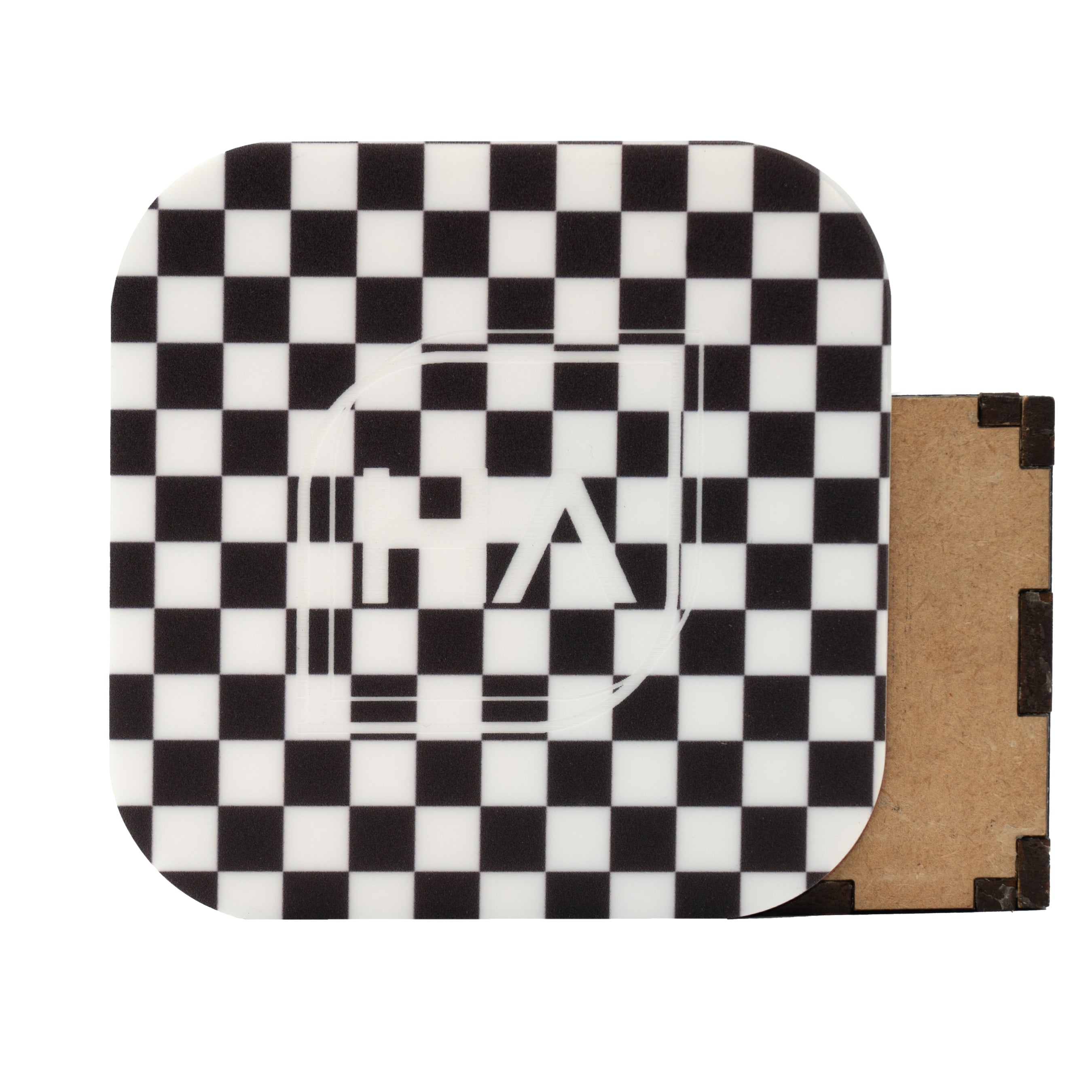 1/8" Mini Black and White Checkered MakerPrint
