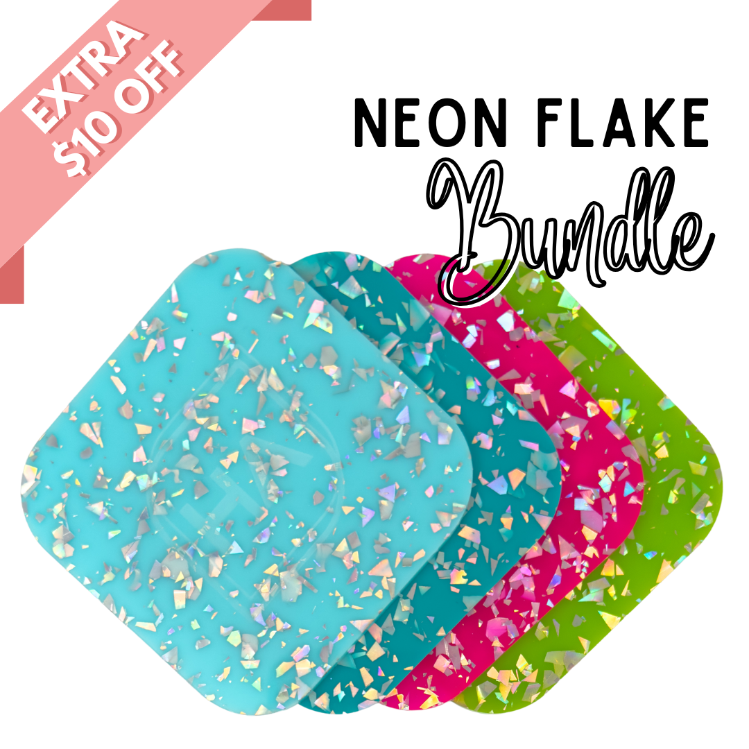 Exrtra $10 off Neon Flake Acrylic Sheet Bundle