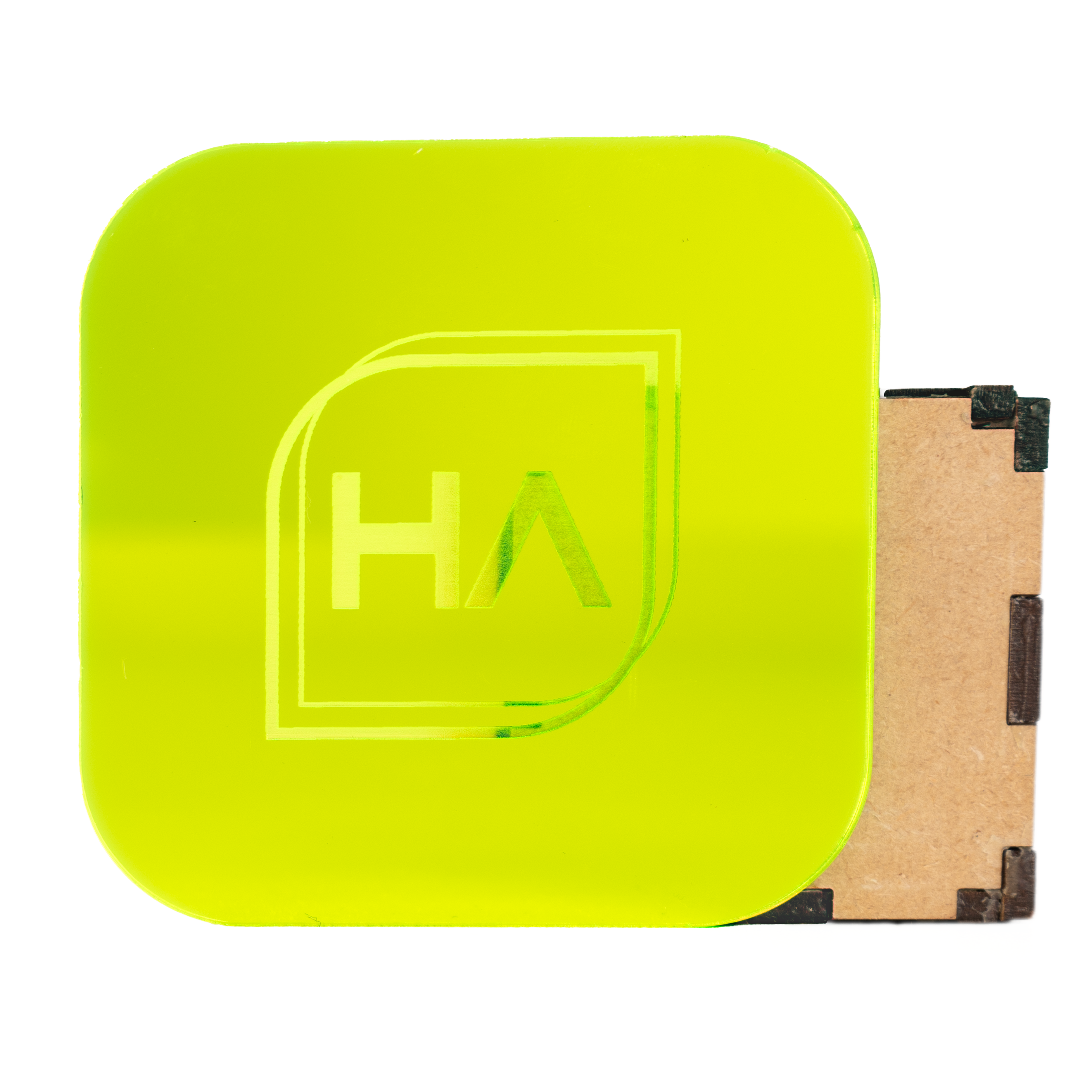 1/16" Neon Green Mirror Acrylic Sheet