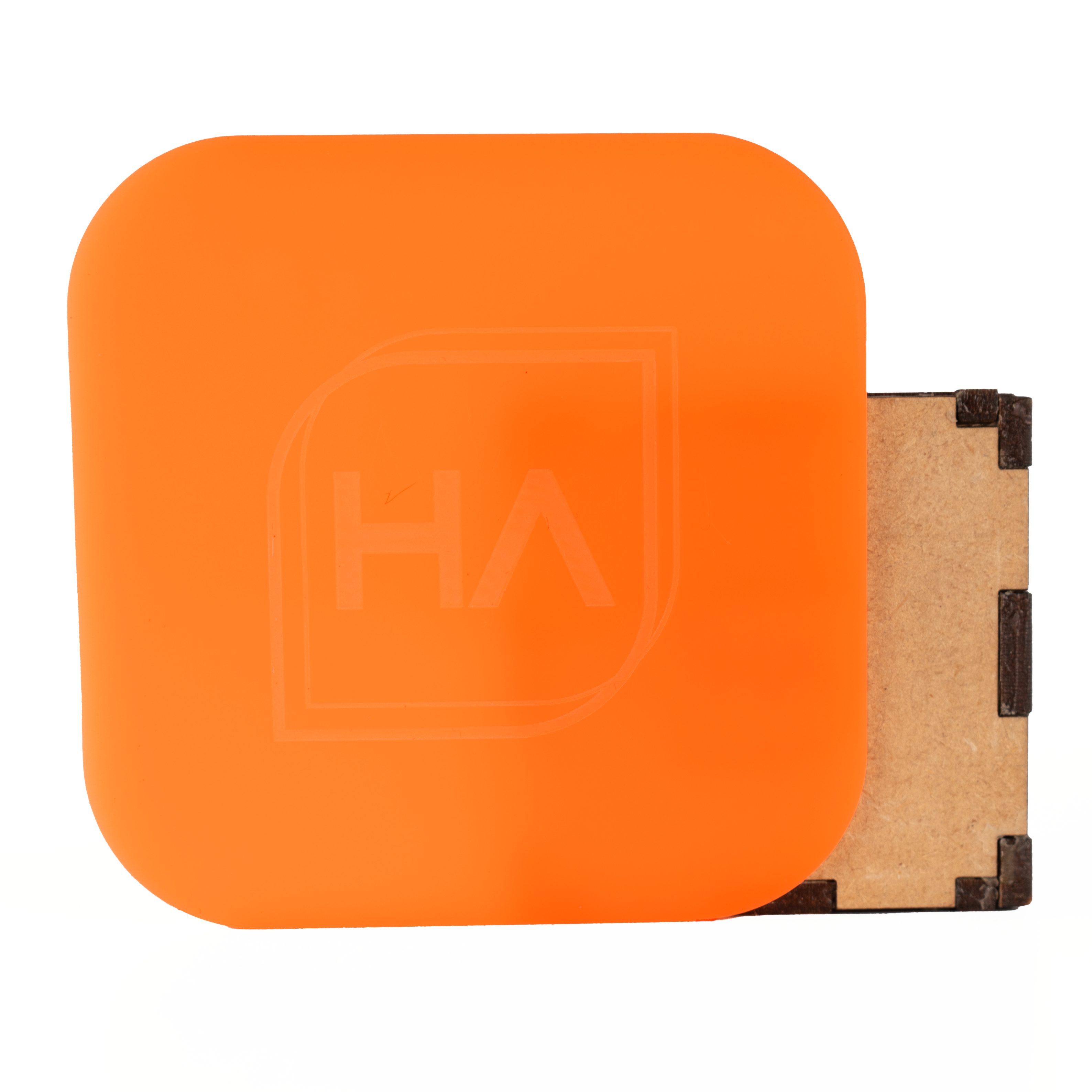 1/8" Neon Orange Cast Acrylic Sheet