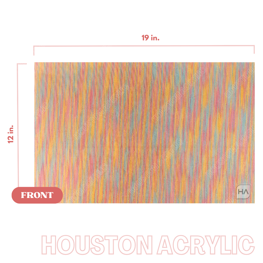 1/8" Party Threaded Glitz Cast Acrylic Sheet Full Size Sheet View