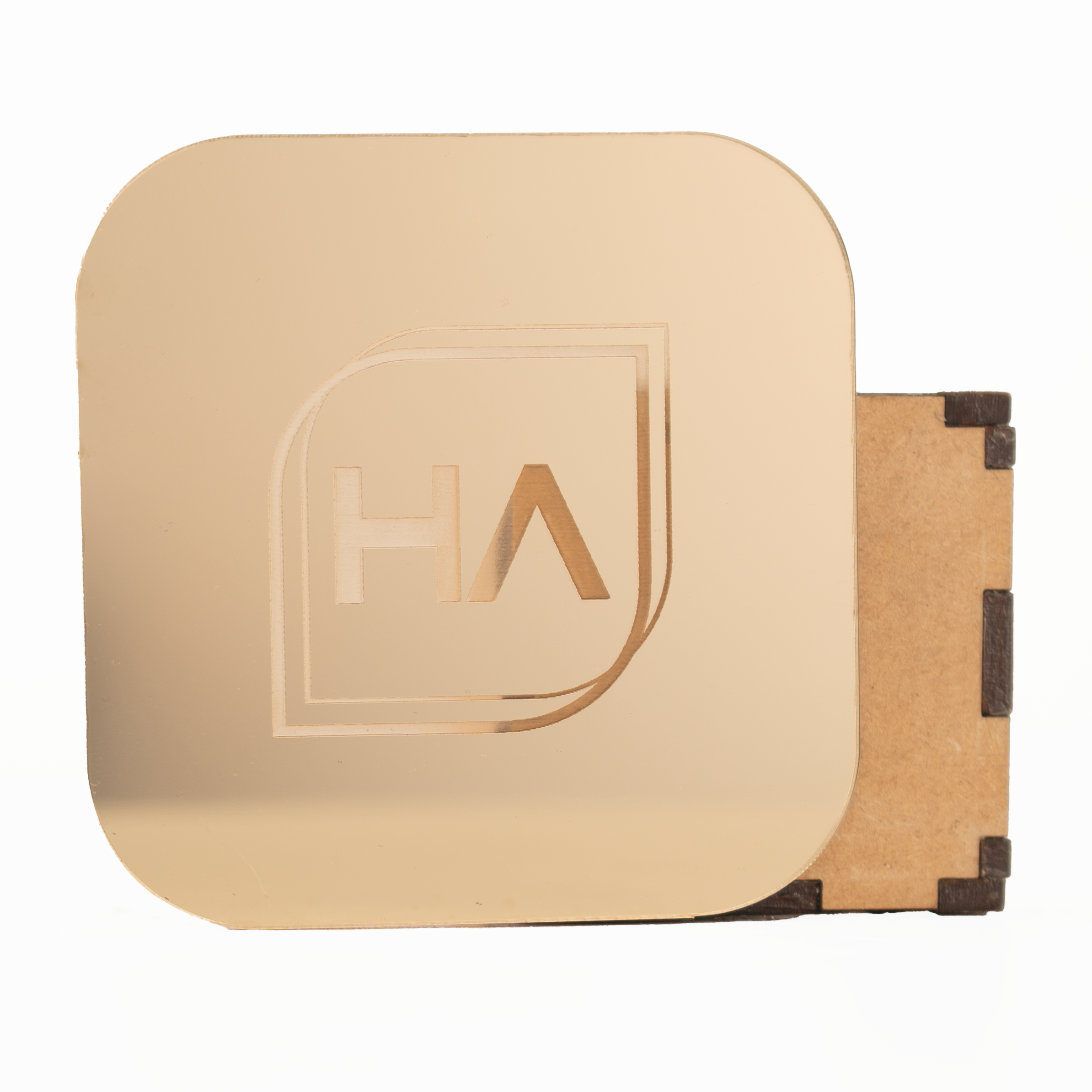 1/16" Pale Gold Mirror Acrylic Sheet
