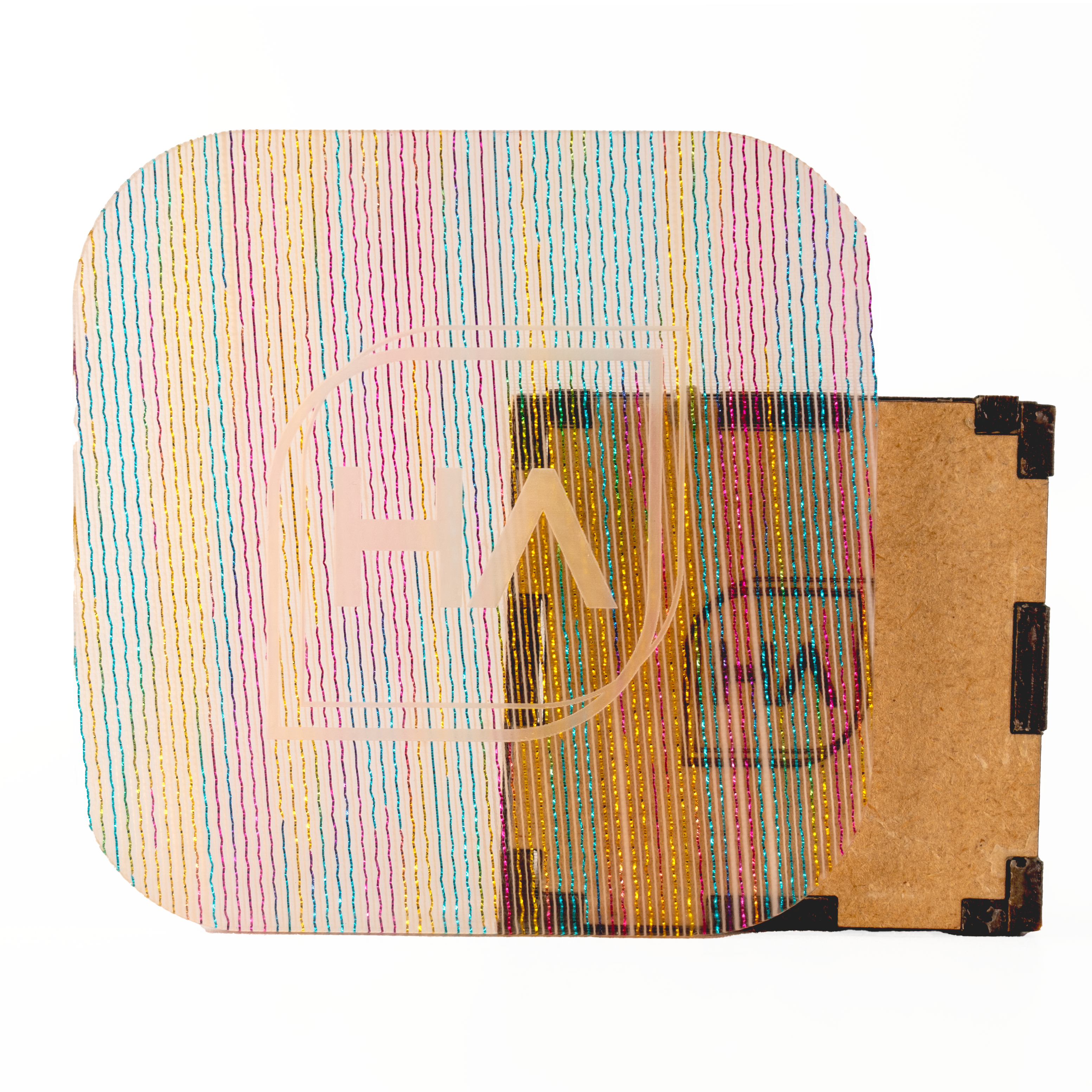 1/8" Party Threaded Glitz Cast Acrylic Sheet