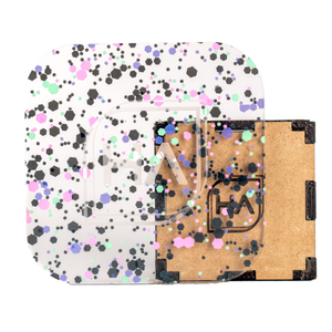 1/8" Pastel Goth Hex Confetti Cast Acrylic Sheet