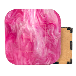 1/8" Pink Pearly Swirly Cast Acrylic Sheet