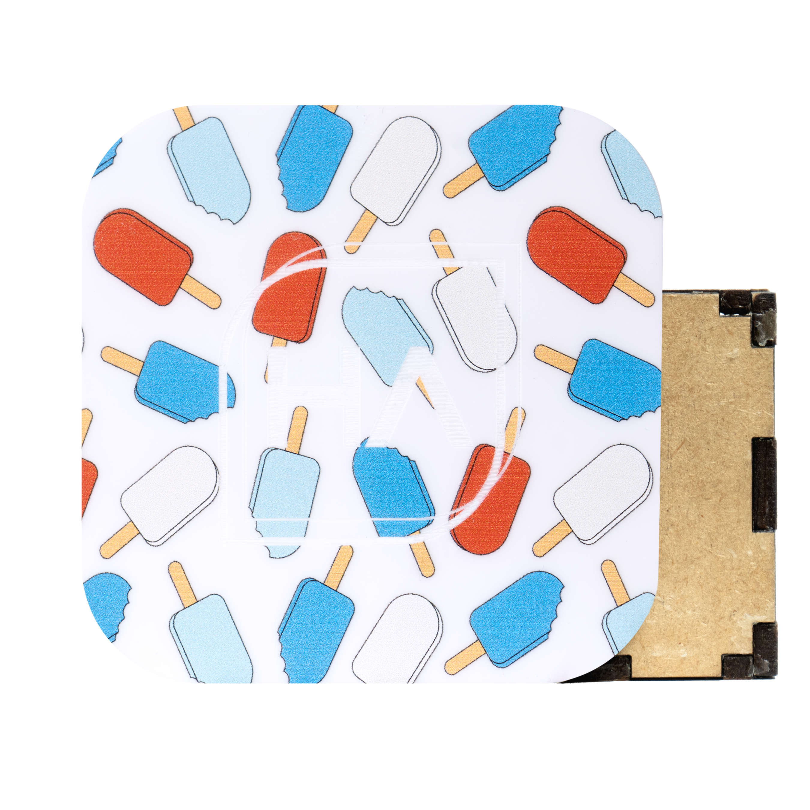 Scattered Poolside Pops Makerprint Sheet for lasercutting and laser engraving
