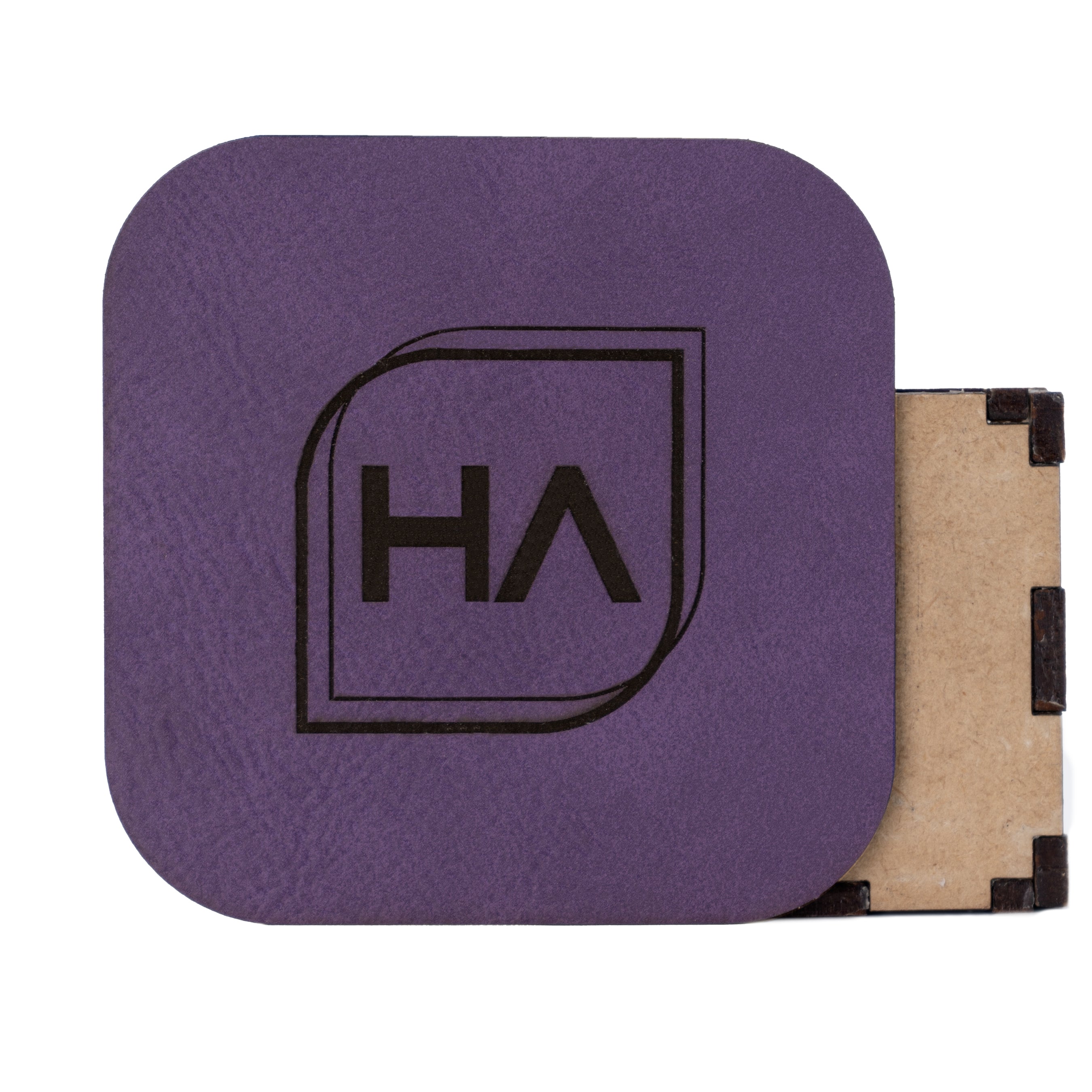 Purple to Black MakerLeatherette Laserable Leatherette Sheet