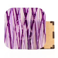 Load image into Gallery viewer, 1/8&quot; Purple Flurfle Drizzle Cast Acrylic Sheet
