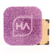 Load image into Gallery viewer, 1/8&#39; Purple Glitter Cast Acrylic Sheet

