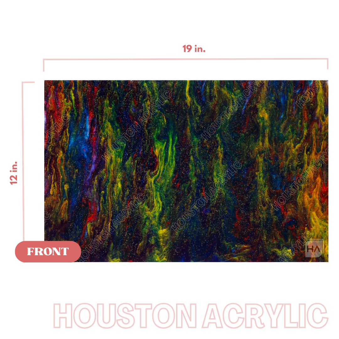 1/8" Rainbow Elixir Cast Acrylic Sheet