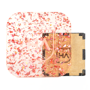 1/8" Rose Gold Flake Confetti Cast Acrylic Sheet
