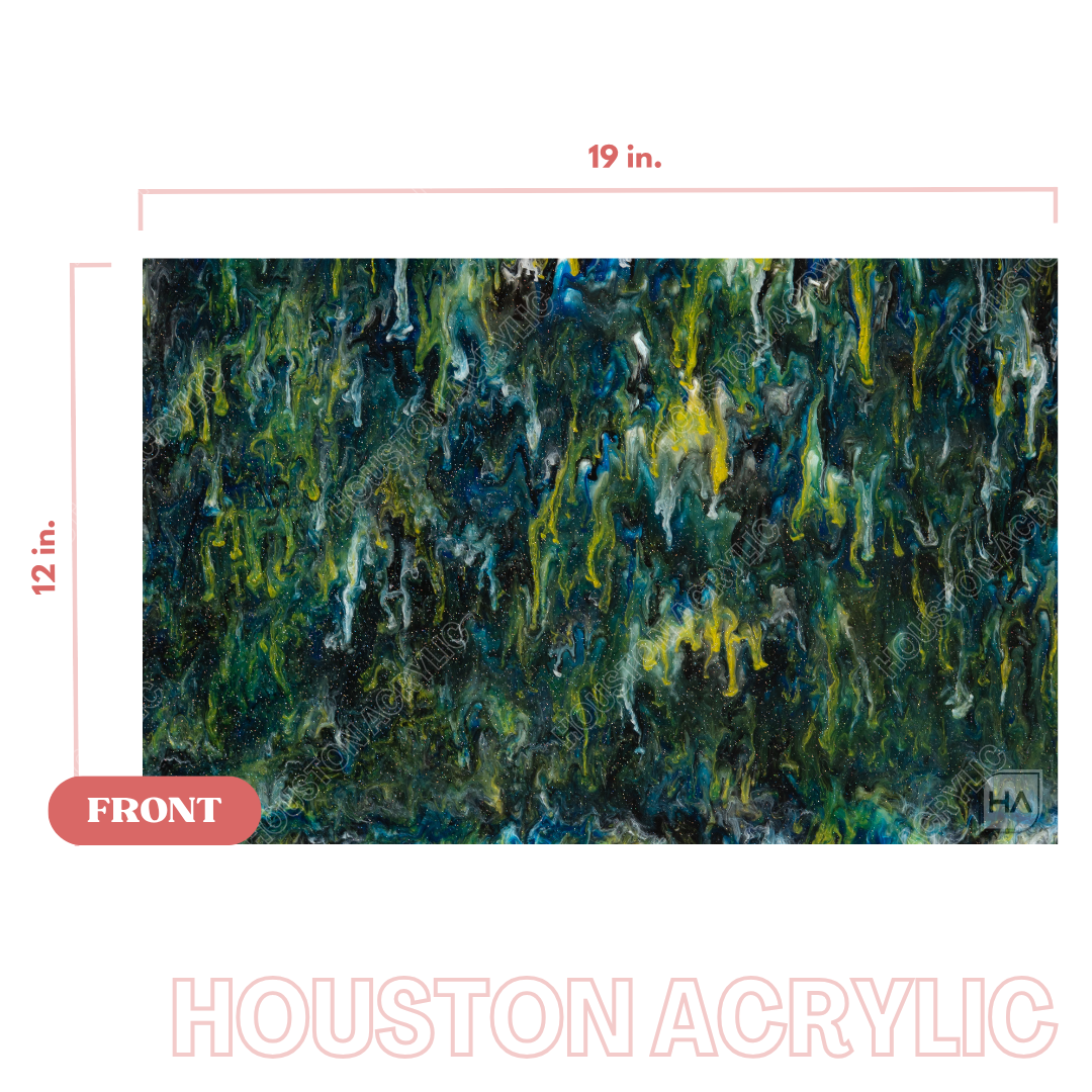 1/8" Starry Night Elixir Cast Acrylic Sheet