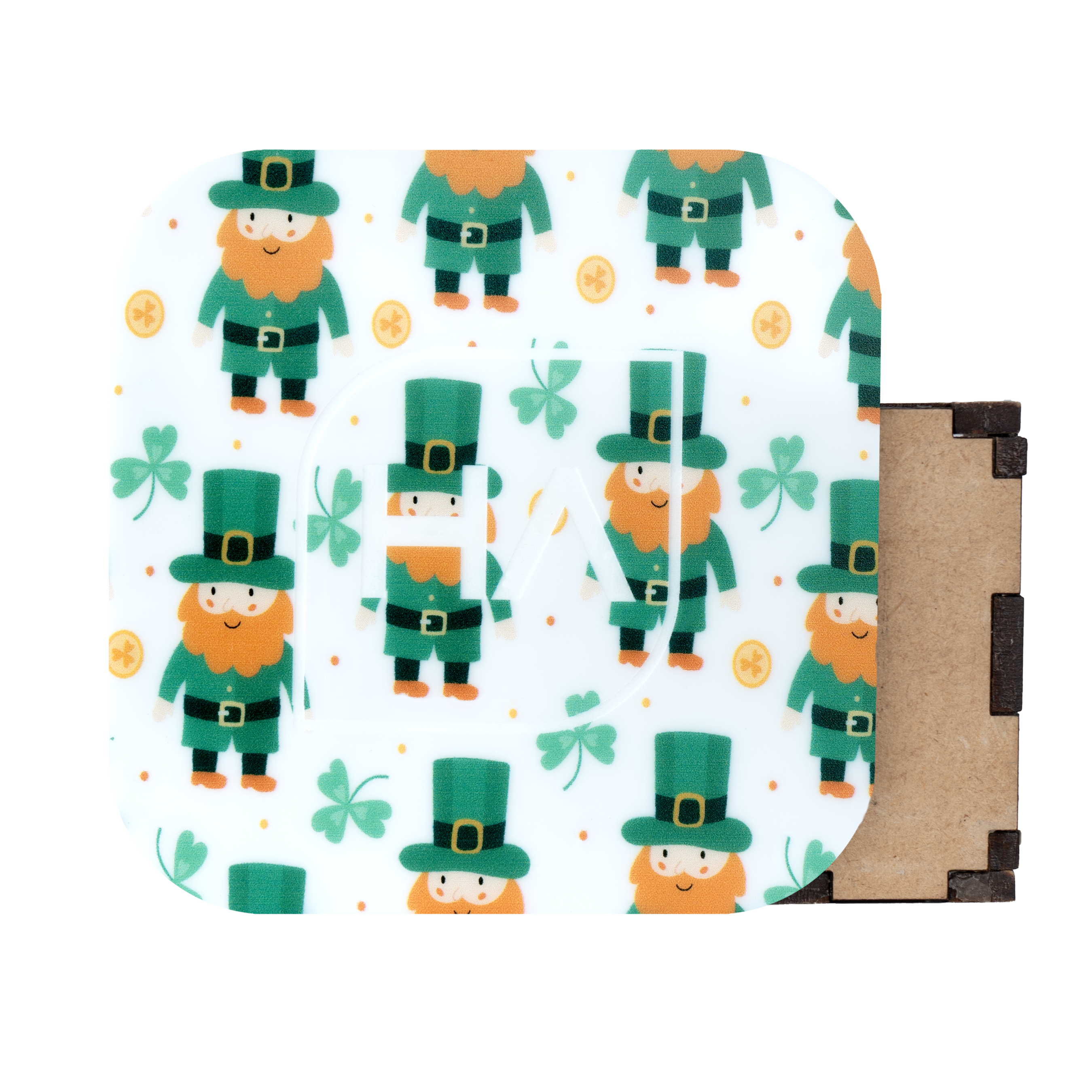 1/8" Scattered St. Patrick's Day MakerPrint Cast Acrylic Sheet