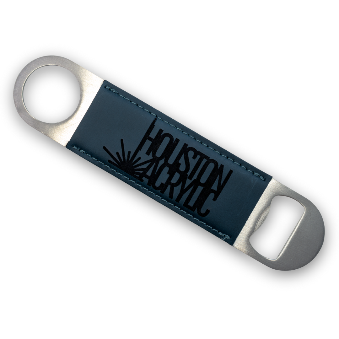Signature Navy/Black MakerLeatherette Magnetic Bottle Opener